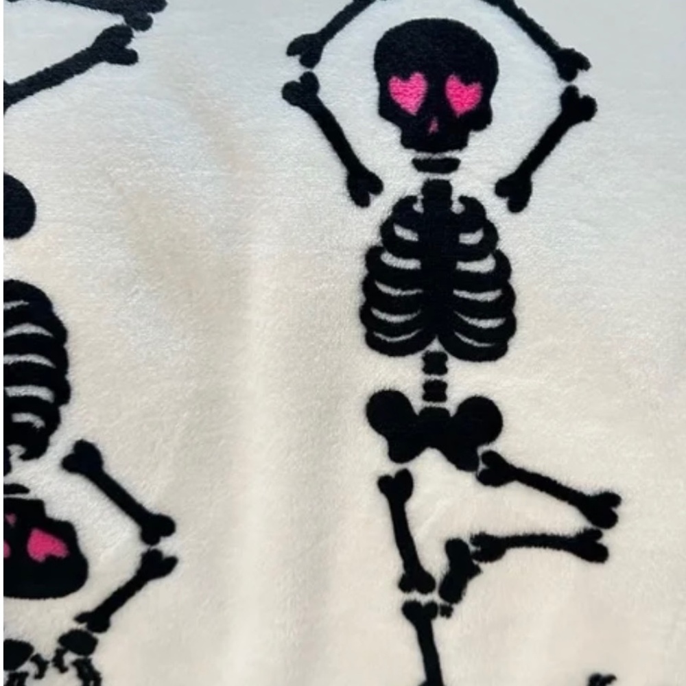 Betsey Johnson Skeleton Blanket